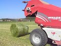 Rundballen, Welger Rundballenpresse, Claas Arion 540