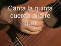06-Aprender guitarra desde el principio(Para niños) Canta la quinta cuerda: la