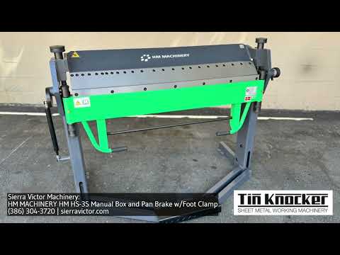 HM MACHINERY HM HS-3S Box and Pan Brakes | Sierra Victor Industries (1)