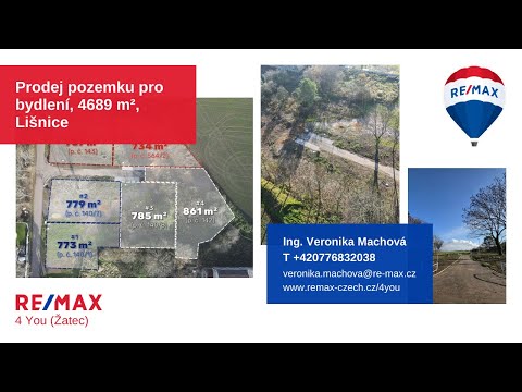 Video Prodej pozemku pro bydlení, 779 m² , Koporeč (Lišnice, okr. Most)