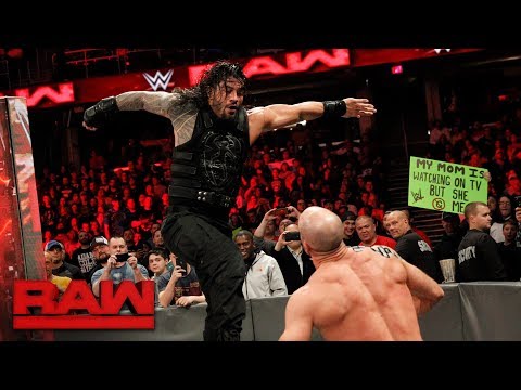 Roman Reigns vs. Cesaro - Intercontinental Championship Match: Raw, Dec. 11, 2017