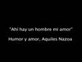 Ahí hay alguien mi amor