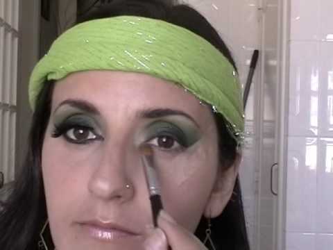 hippy makeup. Green Hippie Makeup