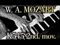 Wolfgang Amadeus MOZART: Piano Sonata No. 16, K545, 2nd mov.
