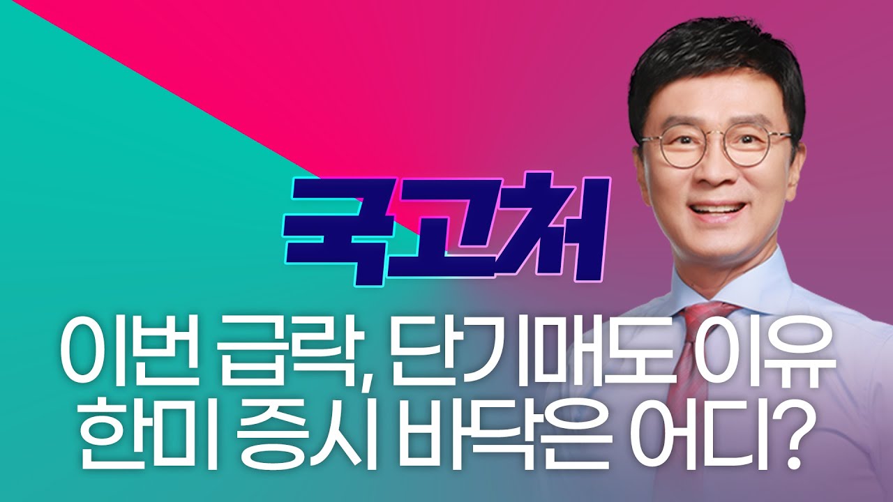 이번 급락, 단기매도인 이유? 한화오션·SK하이닉스·로보티즈 韓·美 증시 바닥존은 어디? | 김종철 | 국고처 11/08