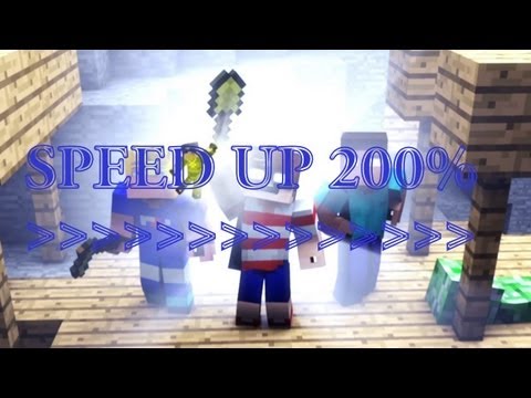 how to speed up a minecraft