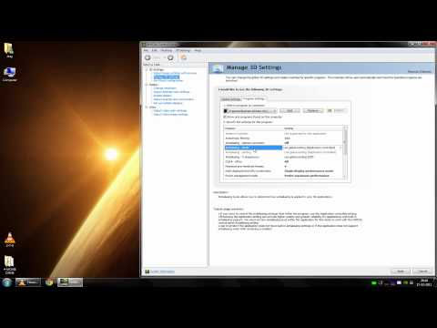how to set nvidia to maximum performance
