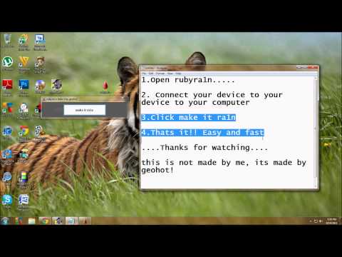 rubyra1n - Rubyra1n finnaly released by GEOHOT! JAILBREAK ios 4.3.5 UNTETHEARD ..AND JAILBREAK 4.2.10 IN VERIZON.......DOES NOT WORK ON ios 5 (LINK) http://www.mediafir...