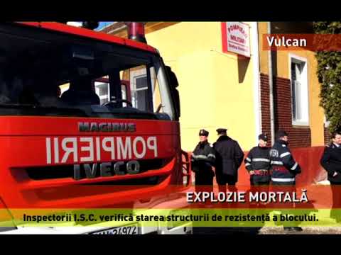 Explozie într-un apartament din Vulcan, soldată cu decesul proprietarului