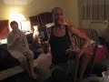 my friend LEE drunk singing Dreamgirls and falls