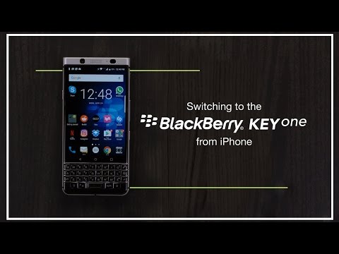 How to switch from an iPhone to the BlackBerry KEYone