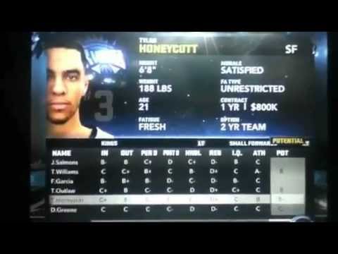 how to rebuild in nba 2k12