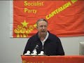 Alan Thornett; Socialist Resistance speaks at SSP conference