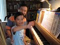 Solomon with Dad - piano four hands Solomon with Dad - piano four hands