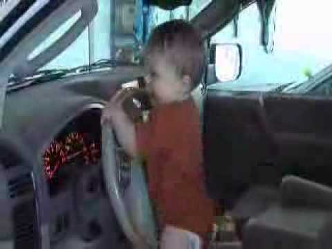 Baby With Steering Wheel