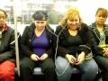 Loli & Deb singing on the train