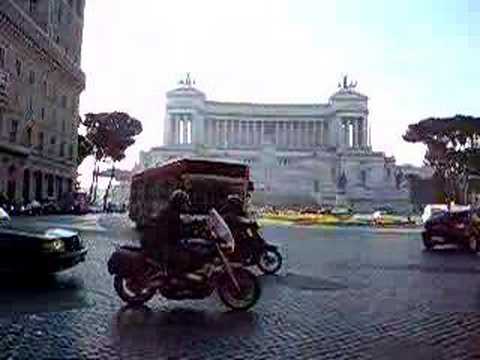 Rome Traffic at Victor Emanuel II