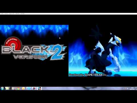 how to play pokemon black on no$gba