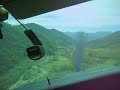 cessna 206 aterrizando en 5 llagas(al reves)