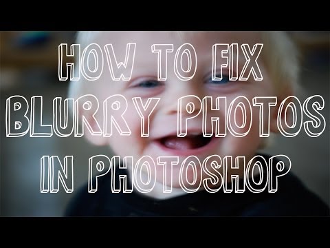 how to adjust blurry pictures