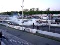 BMW 335xi at 7.48 vs Mustang Saleen at 8.03 with slick on 1/8