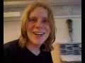 Weird guy dances while playing bass