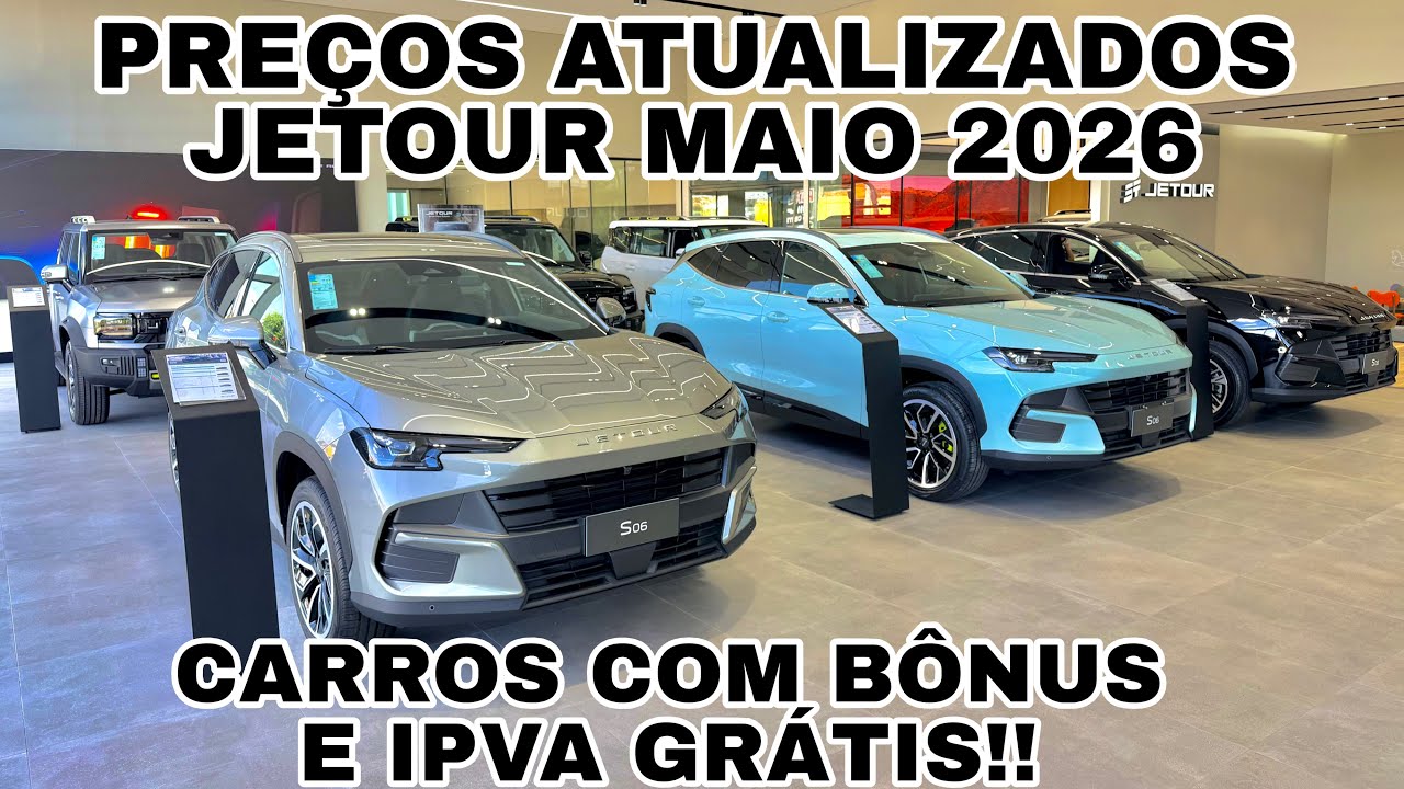 CARROS DA JETOUR E SEUS PREÇOS ATUALIZADOS EM MAIO DE 2026 | VALE A PENA??