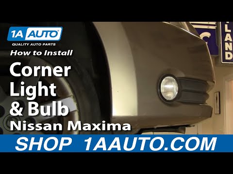 How To Install Replace Corner Lights and Bulbs Nissan Maxima 04-08 1AAuto.com