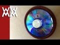 Things to do with old CDs - make a light switch plate