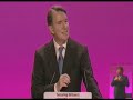 Peter Mandelson's speech to Labour Party Conference