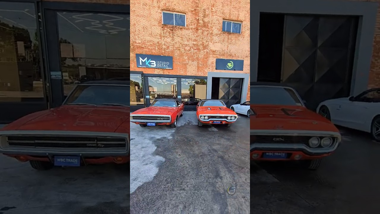 Dodge Charge R/T (1970) e Plymouth GTX (1971) #shorts