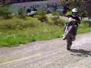 TTR125 Doing a nice wheelie up hill
