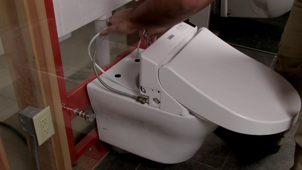 Installing the C200 Connect+ D-shape Washlet