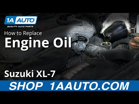 How To Service Do an Engine Oil Change Suzuki XL-7