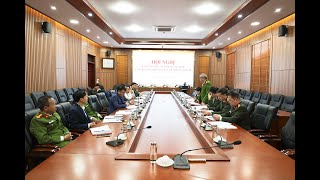 Đoàn công tác Đảng ủy Công an tỉnh Quảng Ninh làm việc với Thành ủy Uông Bí