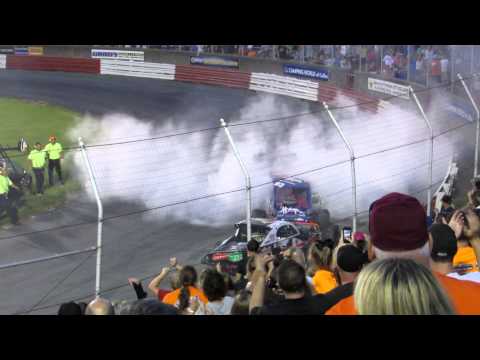 This is the RACING version of beaning a batter