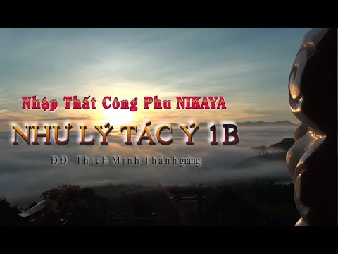 Nhập Thất Công Phu NIKAYA - Như Lý Tác Ý 1B