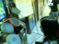 jumpee playing drum mania haha