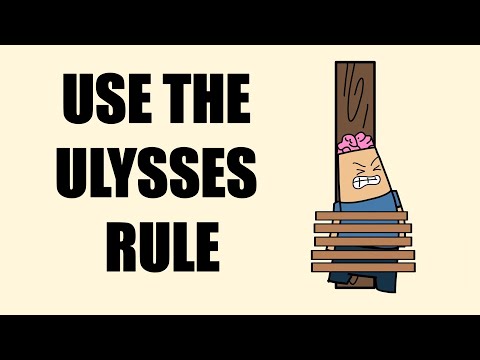 Struggling with discipline? Try the Ulysses Rule