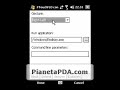 FTouchFlo Configuration Tool on HTC P3600