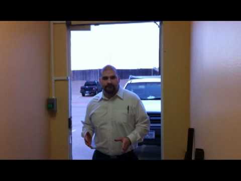 how to install em lock on wooden door