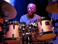 roy haynes quartet, geen chimneys, live in paris, duc des lombards. 25/11/2008.
complete. i was sitting in front of the drums. 
this theme from thelonious monk is one of my favorites. it's amazing to think that roy played with monk. 


i was sitting next to roy haynes for the second set of this evening with his quartet at the duc des lombards. here are some extracts: you can really what he's playing... 
roy is 84 and is one of the best jazz drummers of all time. he played with miles davis, john coltrane, thelonious monk, charlie parker, roland kirk, art pepper, stan getz, sarah vaughan, chick corea, pat metheny, kenny barron, louis armstrong, billie holiday, bud powell,michel petrucciani, danilo perrez,jack dejohnette, etc. as a natural drummer, nobody plays like him and nobody is able to. 
hese concert was as usual awsome: what a swing ! what a joy ! and the young musicians playing with him, jaleel shaw (sax), martin bejerano(piano), david wong (bass) are really great in particular the pianist.

don't hesitate and go to see him live ! and the duc des lombards is a really nice and cool jazz club in paris.


j'�tais assis juste � c�t� de roy haynes pour ce second set au duc des lombards. voici quelques extraits, vous povez vraiment le voir jouer.
roy a 84 ans et c'est un des plus grands batteurs et musiciens de l'histoire du jazz. il anotamment jou� avec toutes les personnes cit�es plus haut. 
c'est un batteur naturel, il n'a pas suivi de cours et personne ne sait et ne peut jouer comme lui. ce concert �tait comme d'habitude formidable, quel swing ! quel joie de jouer ! 3 heures de concert ! les jeunes musiciens de son quartet �taient aussi tr�s bons, en particulier le pianist.
n'h�sitez pas � aller le voir en concert. et le duc des lombards est un des meilleurs clubs de jazz de paris.