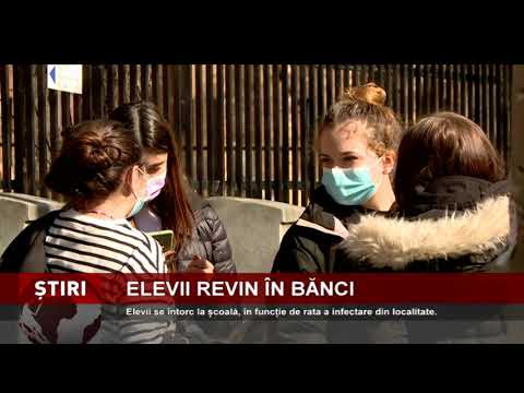 Elevii se întorc la școală, în funcție de rata a infectare din localitate