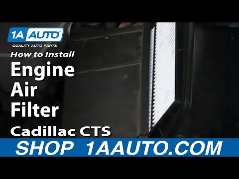 How To Install Replace Engine Air Filter 2003-10 Cadillac CTS