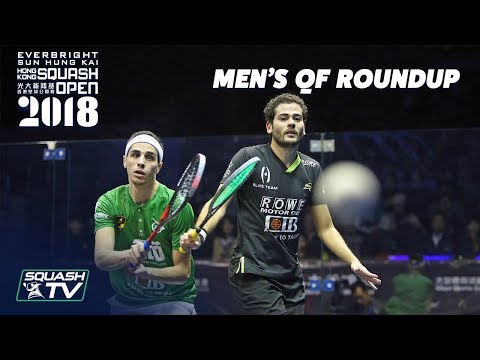 Squash: Men's Quarter Final Roundup - Hong Kong Open 2018