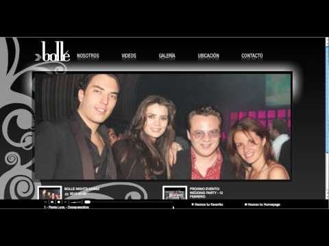 Página Web del antro Bolle