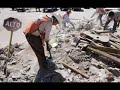 destrucción en piedras negras