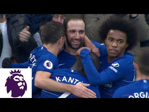 Video: Gonzalo Higuaín first goal since joining Chelsea v. Huddersfield | Premier League | NBC Sports