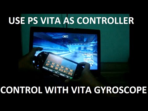 how to use a ps vita as a pc controller