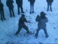 well these two were fighting over a cigarette, so i thought they should settle it with a controlled fist fight.  who ya think will win?